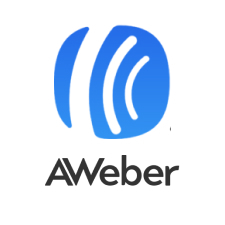 Logotipo de AWeber